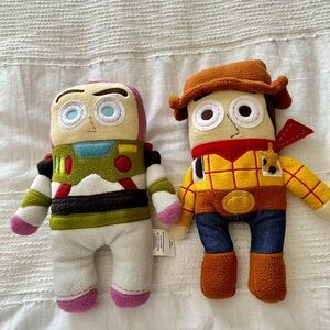 Toy Story Plush Set - Buzz Lightyear and Woody Disney x Pookalooz